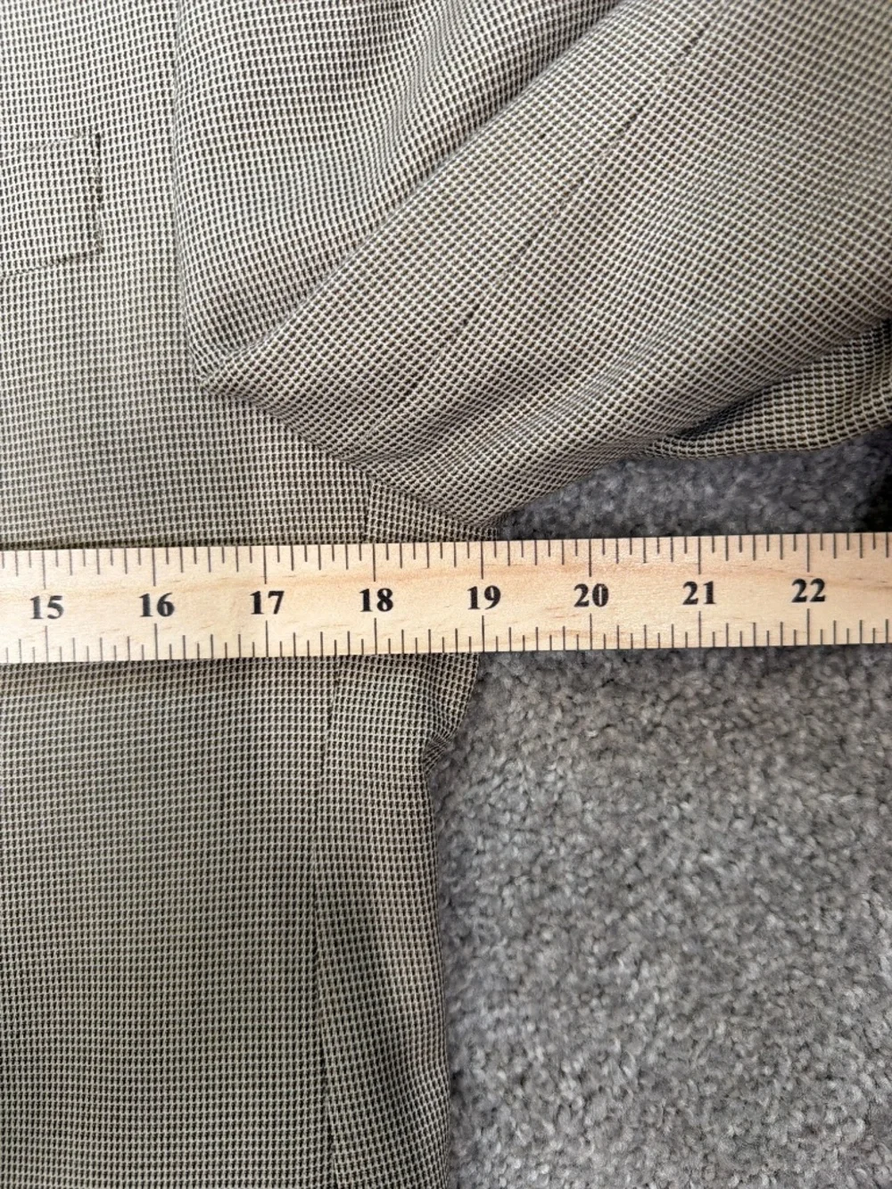 Michael Kors Tan Micro Check Blazer 36S